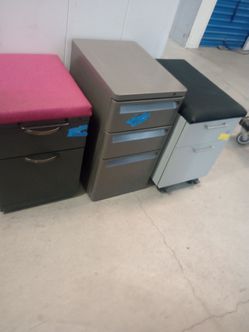 Metal file cabinet $ 50 each with key
