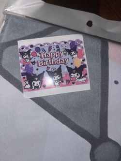 Kuromi Birthday Banner