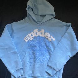Sky Blue Sp5der Hoodie
