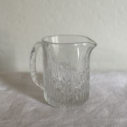 Vintage Clear Glass Creamer