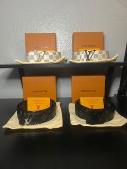 Louis Vuitton LV Initiales Belts – Lot of 4