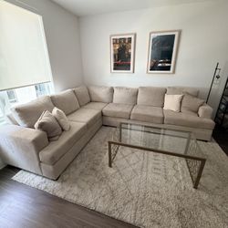 Bonaterra II Sand 127" 2 Piece Sectional
