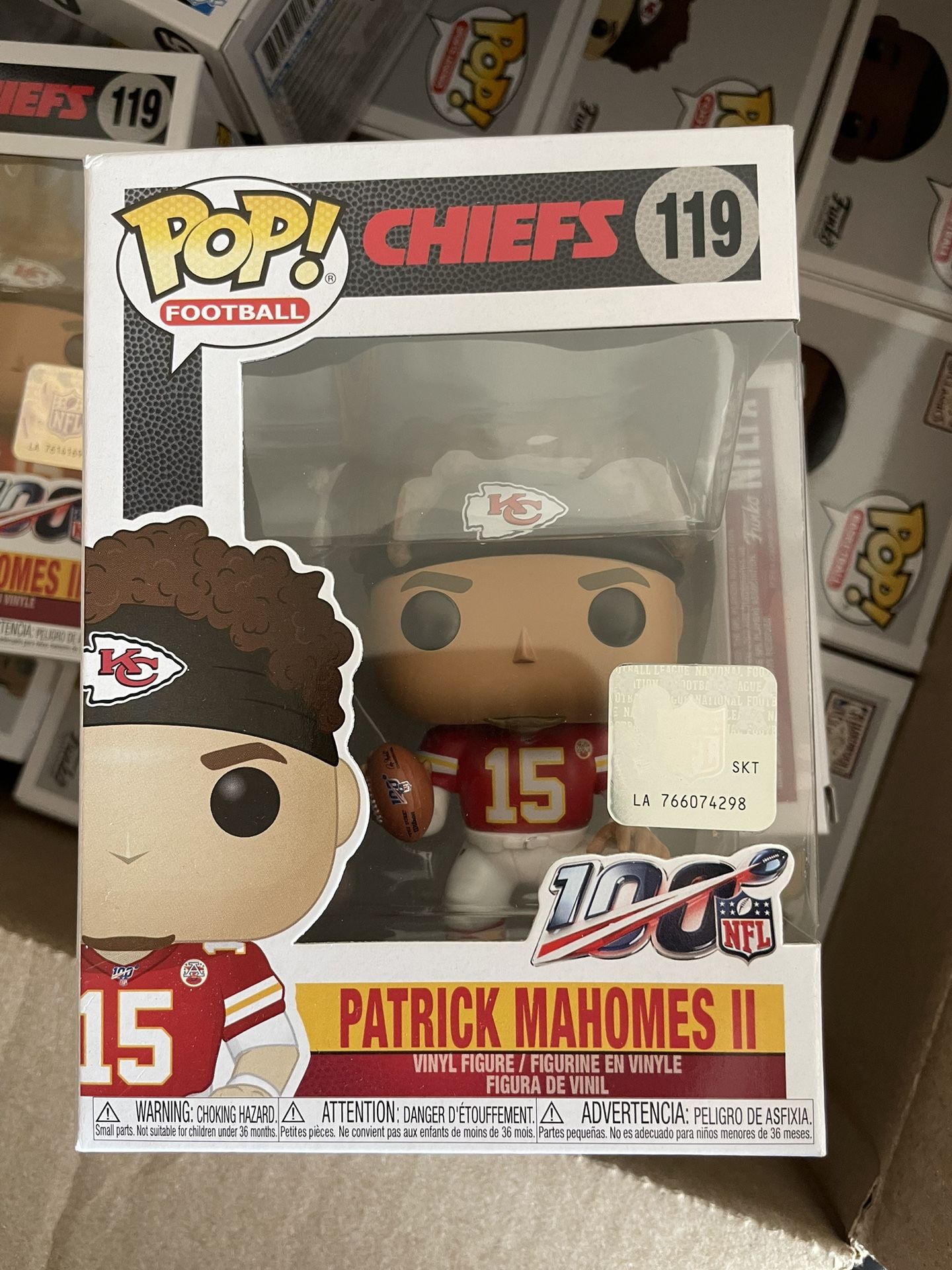 Patrick Mahomes II #119 Chiefs Funko Pop NFL for Sale in San