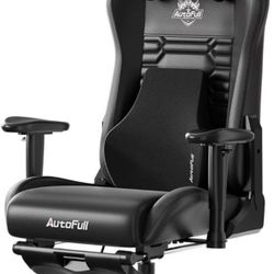K350-AutoFull C3 Gaming Chair Office Chair PC Chair with Ergonomics Lumbar Support, Racing Style PU Leather High Back Adjustable Swivel Task Chair wit
