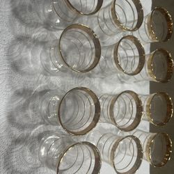 Mid Century High Ball Shot Glasses Set Of 12