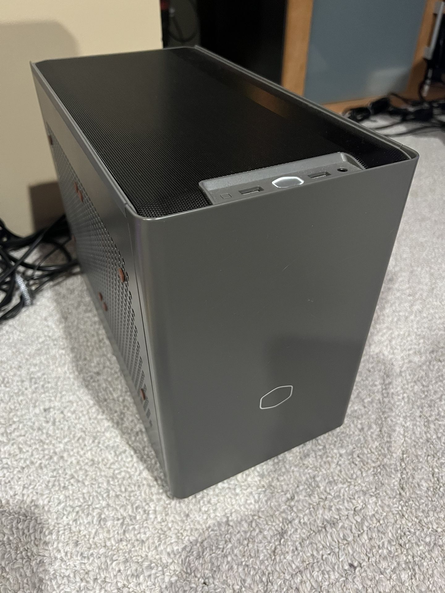 Custom SFF Gaming PC Setup, i9-13900K, RTX 3070 Ti, 32GB, 1TB, 280MM AIO, 850W, 24.5” 1080P 180Hz, Gaming Gear