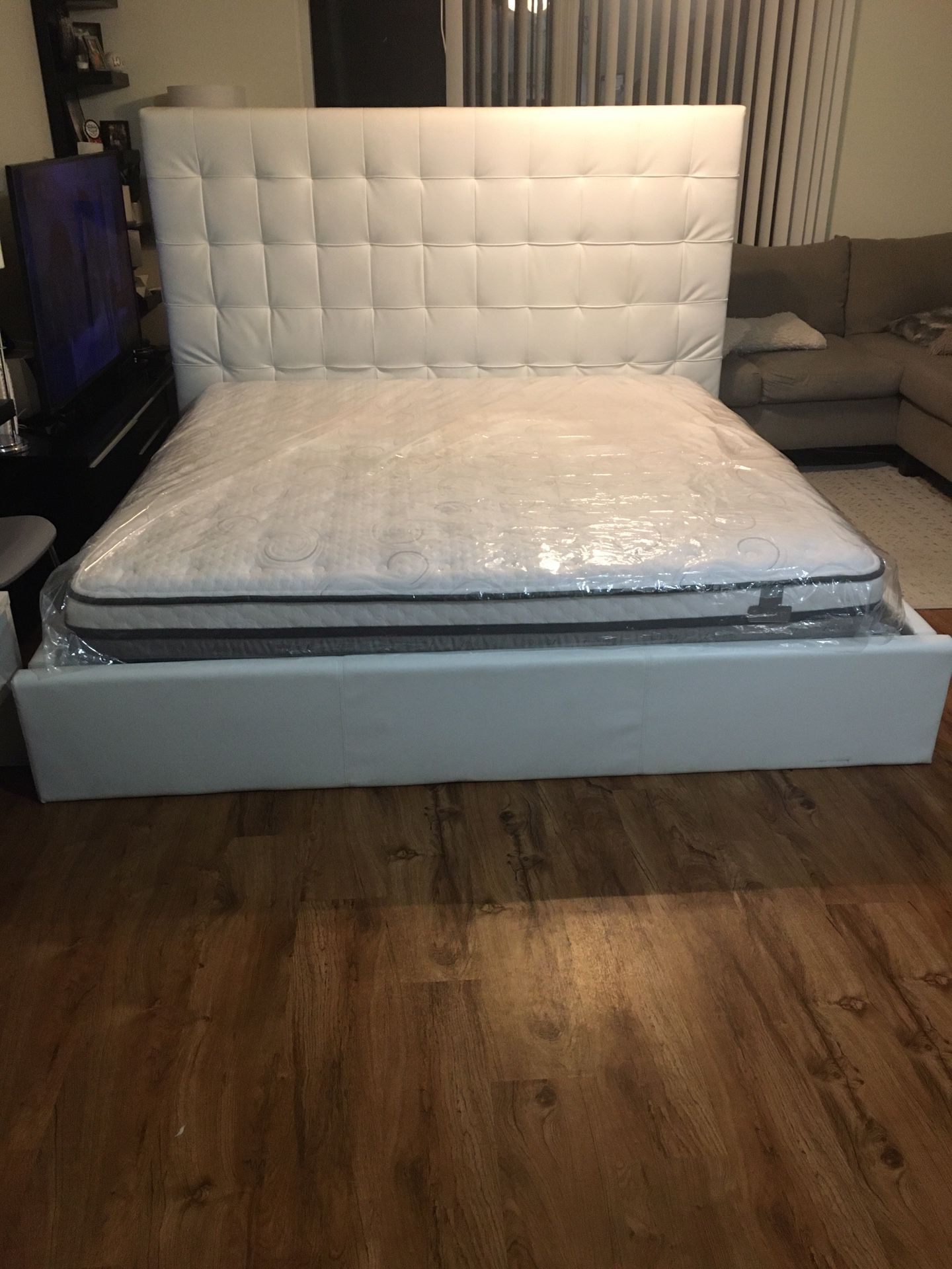 King Bed Frame And Mattress