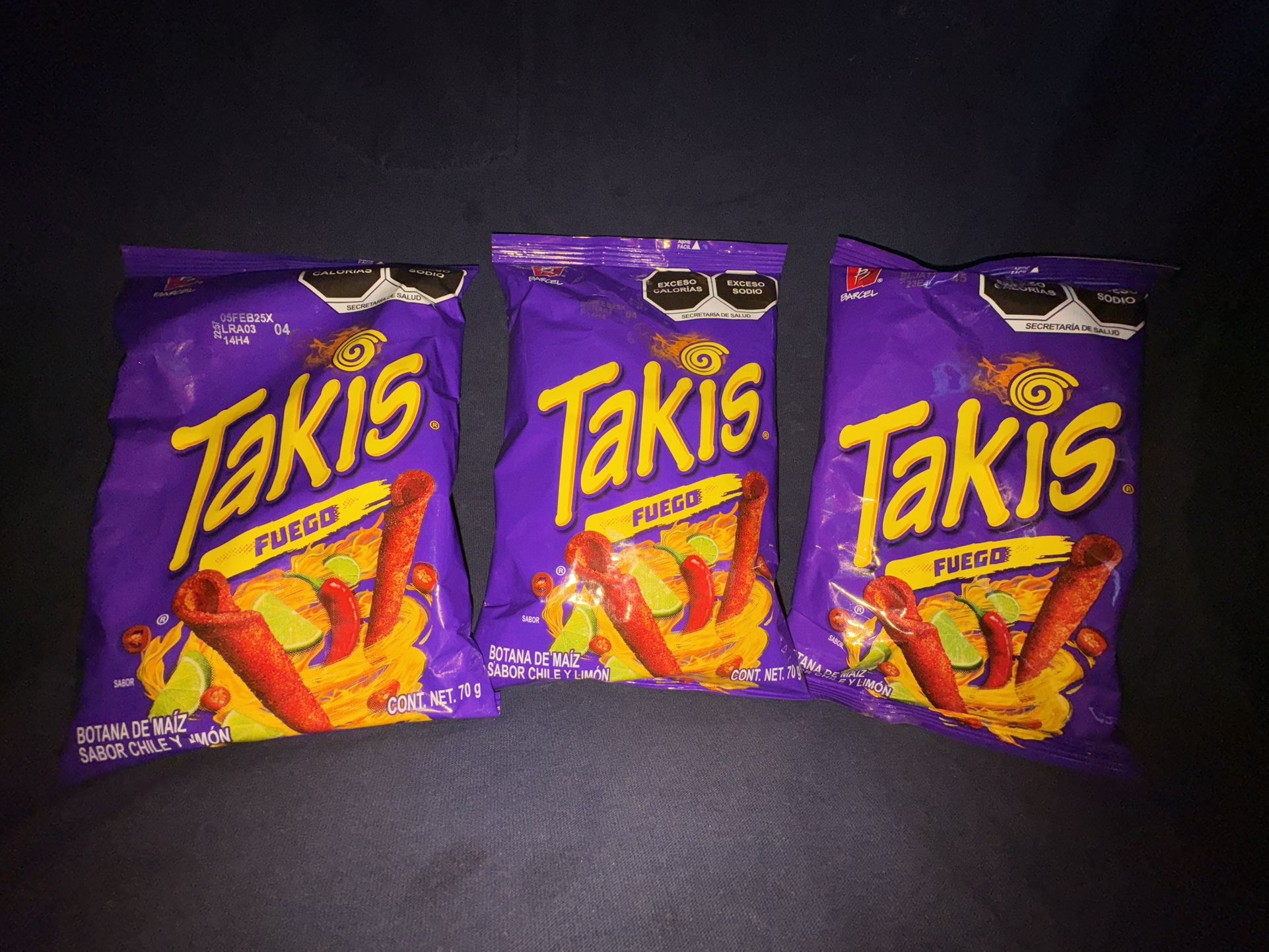 3 X Takis Fuego Mexicanas 