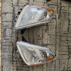 Headlight Assembly for Toyota for Prius 2006 2007 2008 2009 Headlights Chrome Housing with Amber