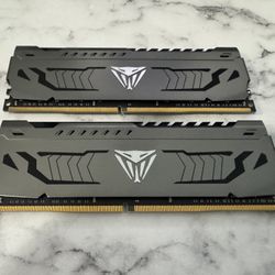 Patriot Viper Steel DDR4 Desktop RAM 32GB (2X16GB) 3200MHz CL16 1.35v