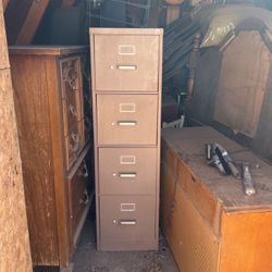 Four Drawer Metal File Cabinet 