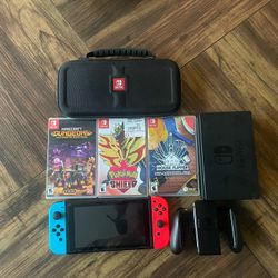 Nintendo Switch With Games