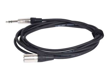 Odyssey OS130SXM XLR Male to Stereo 1/4" Male Balanced Mic - 30 FT
