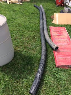 4” inch plastic under ground drainage tile 25’ feet long