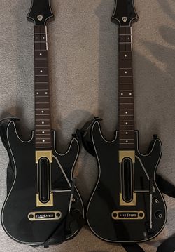 Guitar Hero Live Controllers (Guitars + Straps Only, No Dongles)