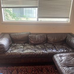 Sectional Leather Couch