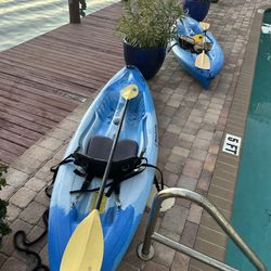 2 Kayaks 2 Seats 2 Paddles $395
