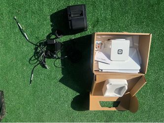Square cash register system set