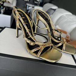 gucci carmen crystal-embellished sandals