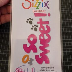 Sizzix Die-Phrase So Sweet BNIP