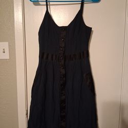 Moulinette Souers Dark Navy Blue Dress Size 4