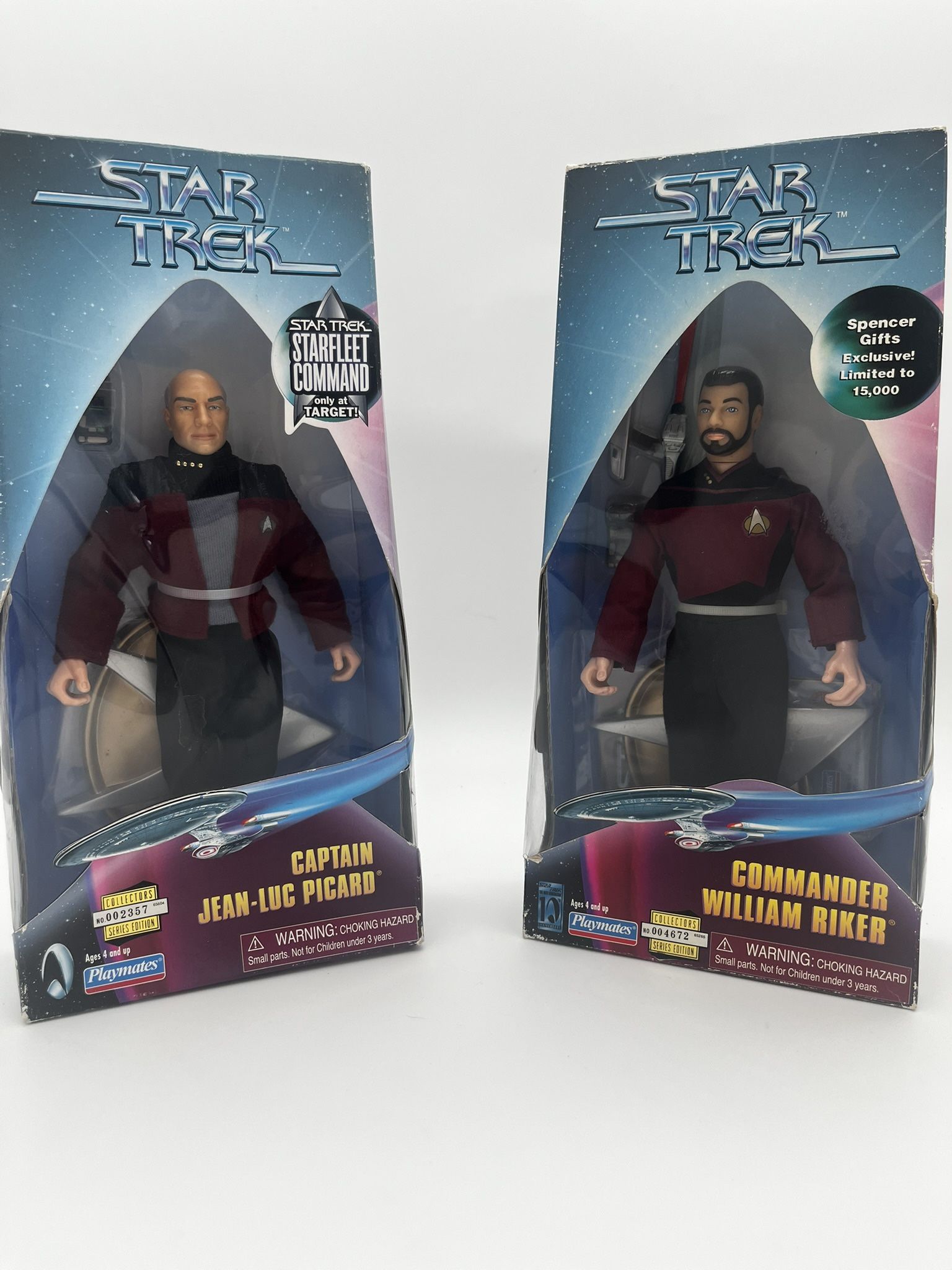 Vintage 1999 Playmates Star Trek Starfleet Command Toys