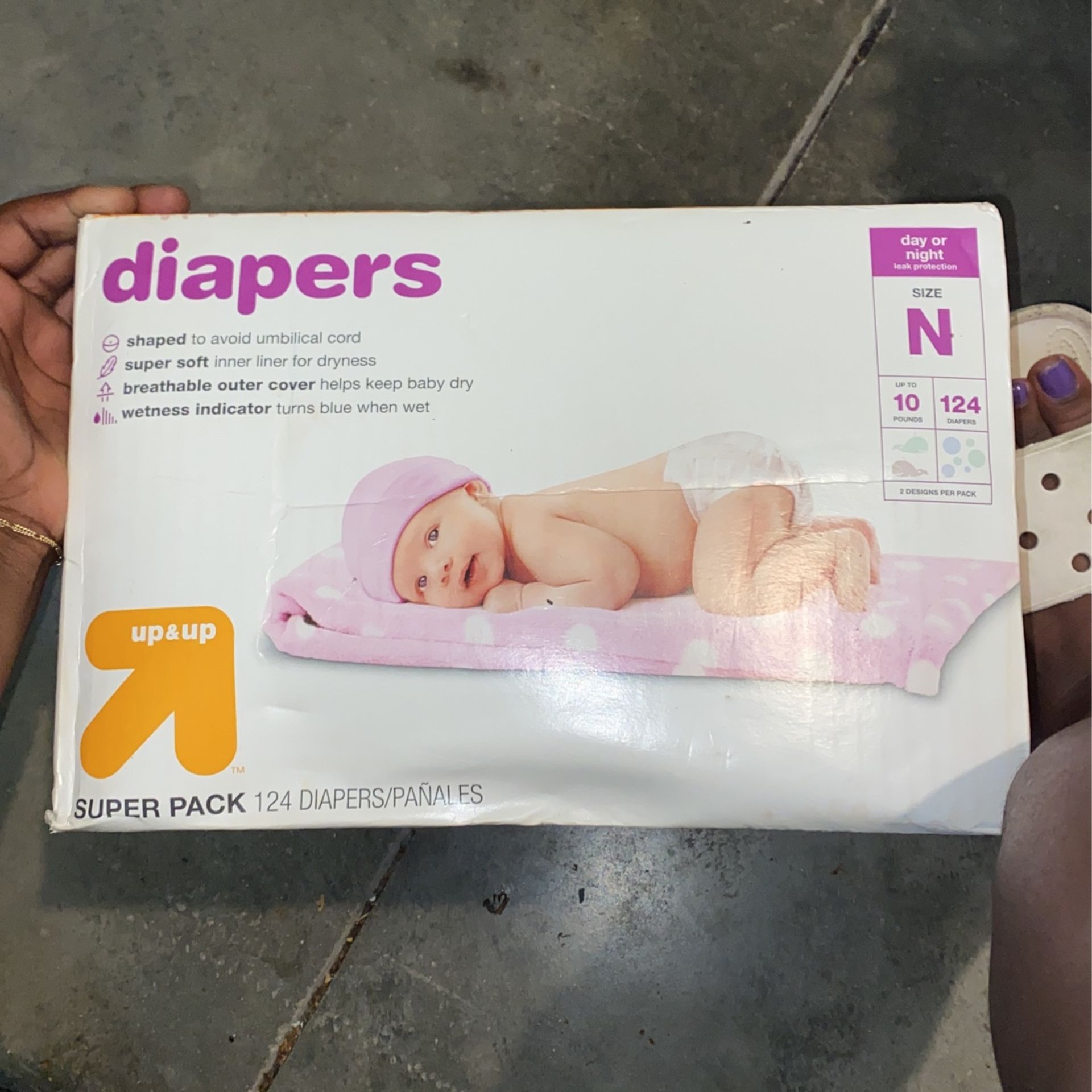 New In Box Newborn Diaper