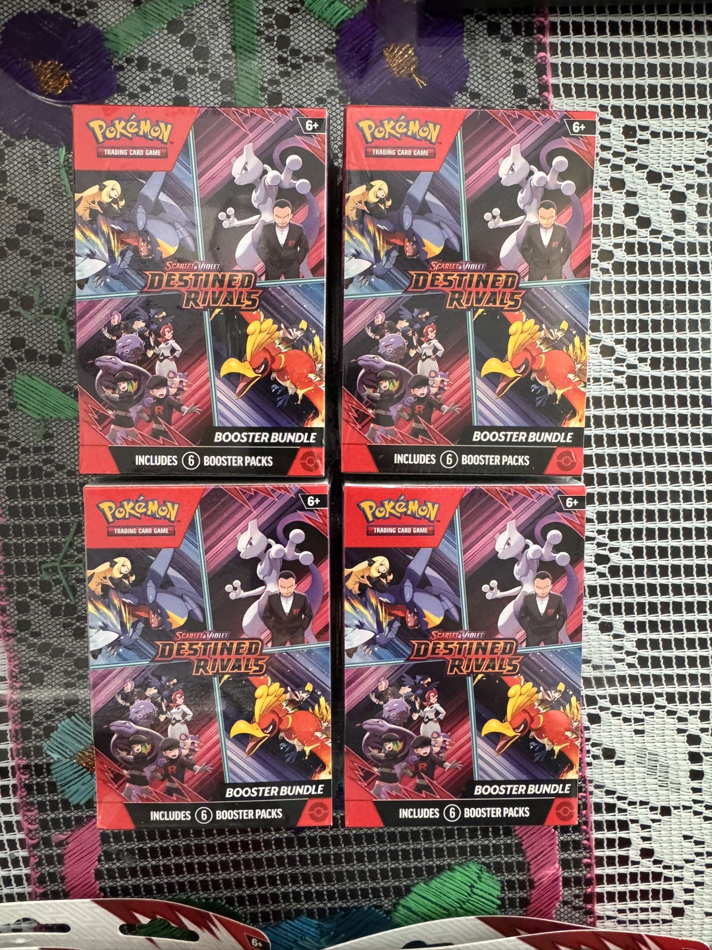 sealed Pokémon TCG Scarlet & Violet Destined Rivals Booster Bundles