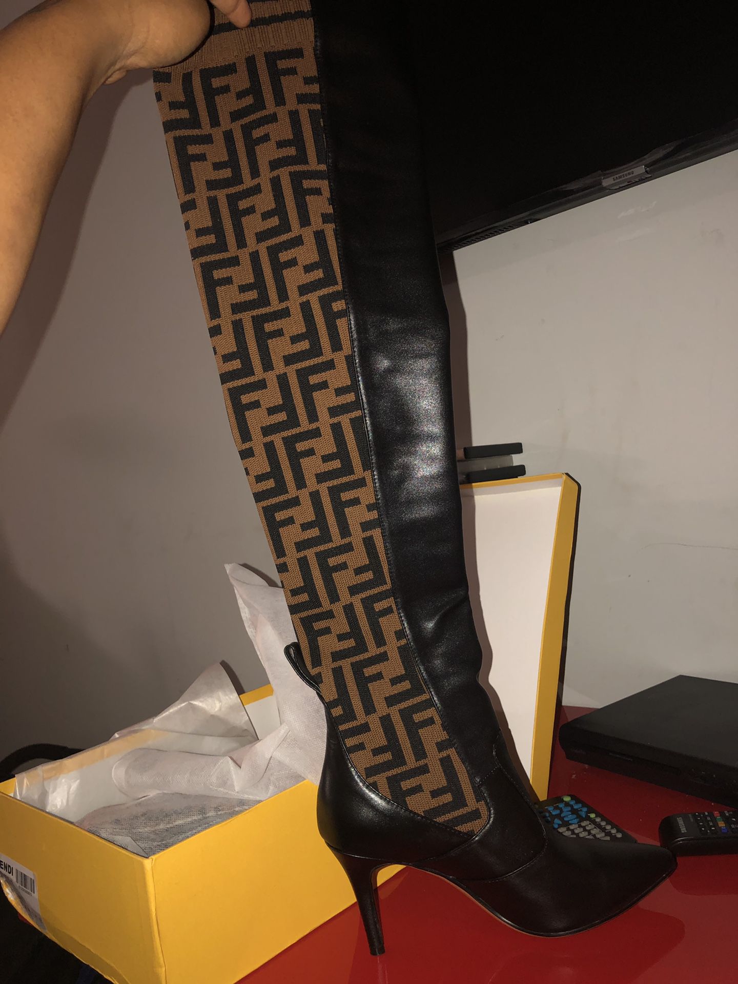 Knee High fendi boots size 9Womens $350