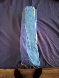 Handwoven Cotton Camping Hammock – Portable with Carry Bag