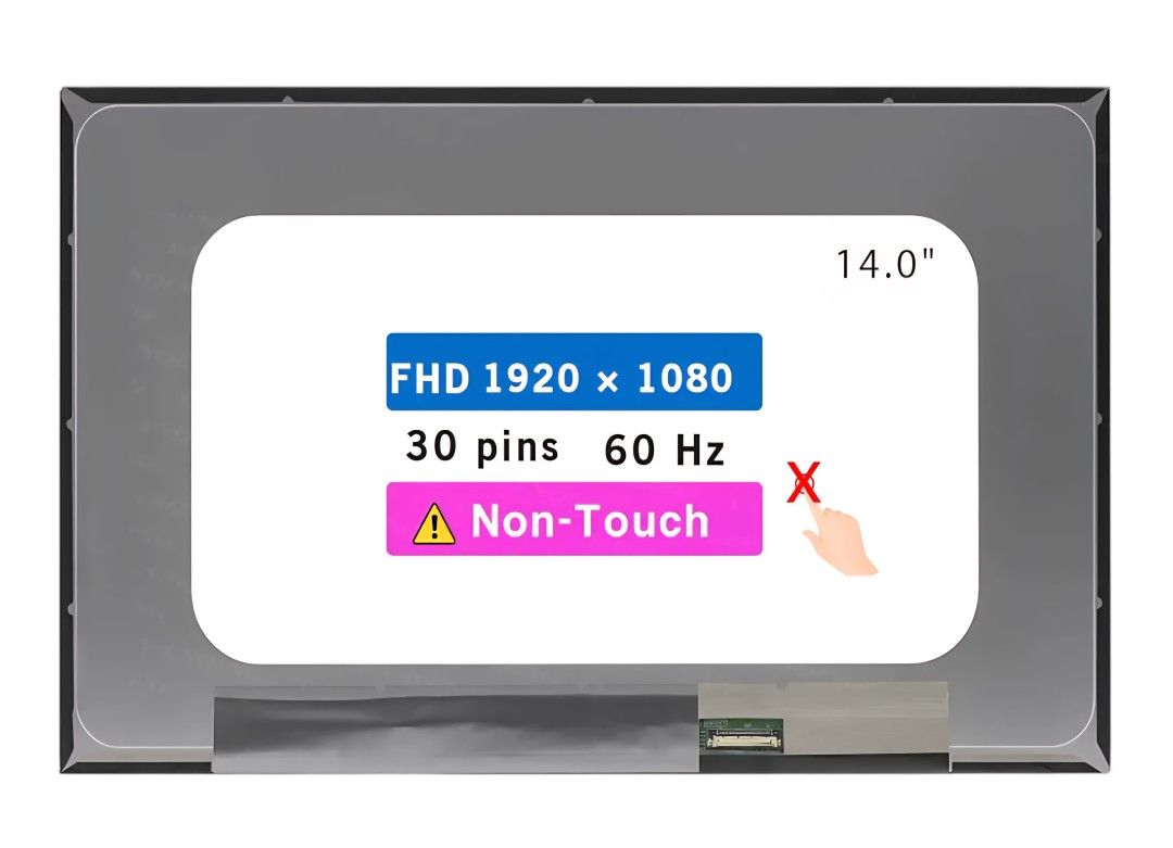 14" for HP Probook 445 FHD 1920×1080 30 Pin Non-Touch Screen LCD Display Panel