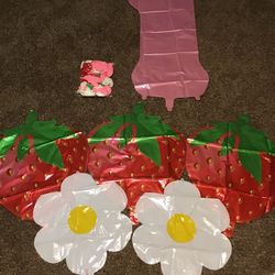 Strawberry Foil And Regular Ballon’s