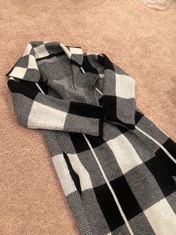 Black And White Coat