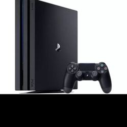 Ps4 Pro ( 1 TB Hard Driver ) Wth One Controller and cables Include 