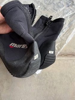 Mares 3mm water boots (size 7 & size 12)