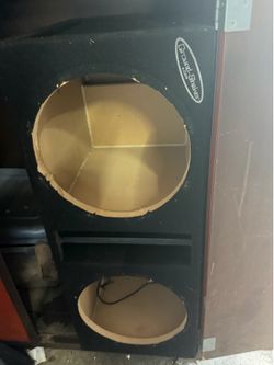 2 -12s ground shaker sub wooferbox