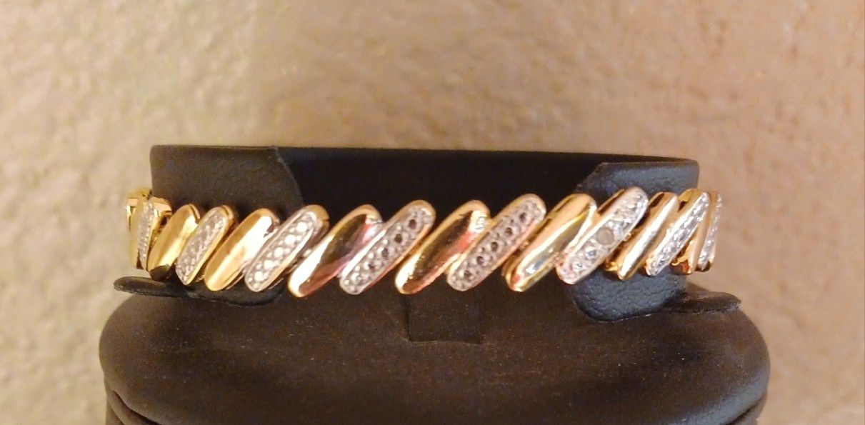 San Marco Style Tennis Bracelet Fashion Jewelry 