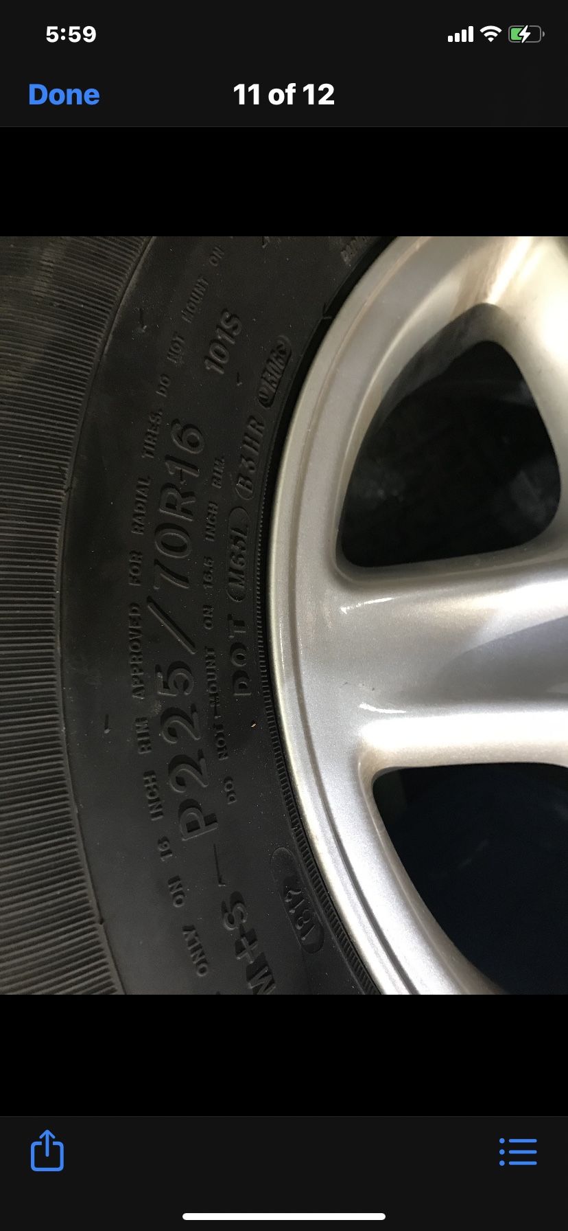 New Spare Full Size with Rim