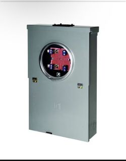 Square D Homeline 100 Amp 10-Space 20-Circuit Outdoor Ring-Type Overhead Main Breaker CSED Value Pack