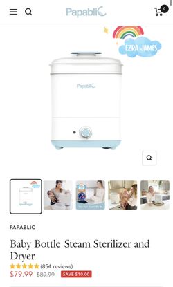 PAPABLIC Baby Bottle Steam Sterilizer and Dryer