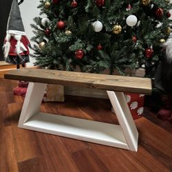 Solid Wood Rustic / Farmhouse  Bench