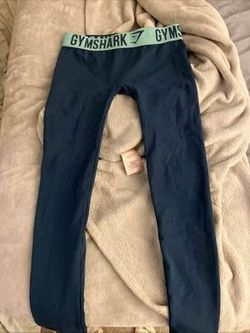 Like New Womans Gymshark Navy Flex Low Rise Leggings - Size Small