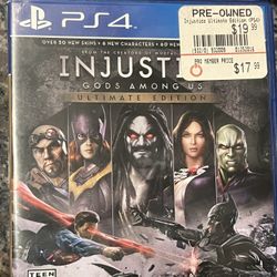 PS4 - Injustice, Ultimate Edition