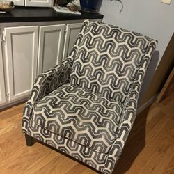 2 Large Patterned Ashley chairs