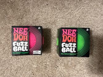 Nee Doh Fuzz Ball Pink and Green