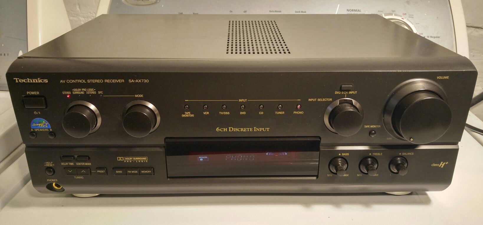 Technics SA-AX730 Phono Receiver Stereo