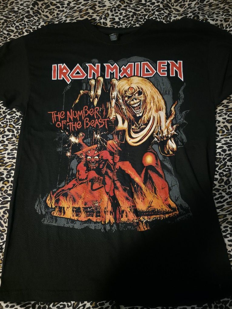 Iron Maiden Number Of The Beast Band Shirt
