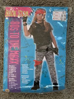 Halloween Costume Rock Star Size L 12-14