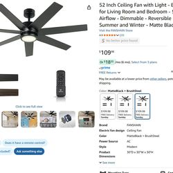 Ceiling Fan with Light