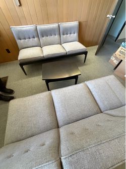 Sofas and table